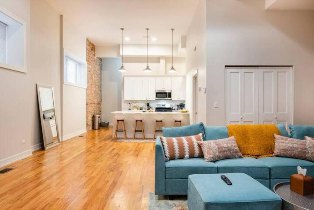 Luxurious Downtown 3 Bed 2 Bth Apartment Chicago Luaran gambar