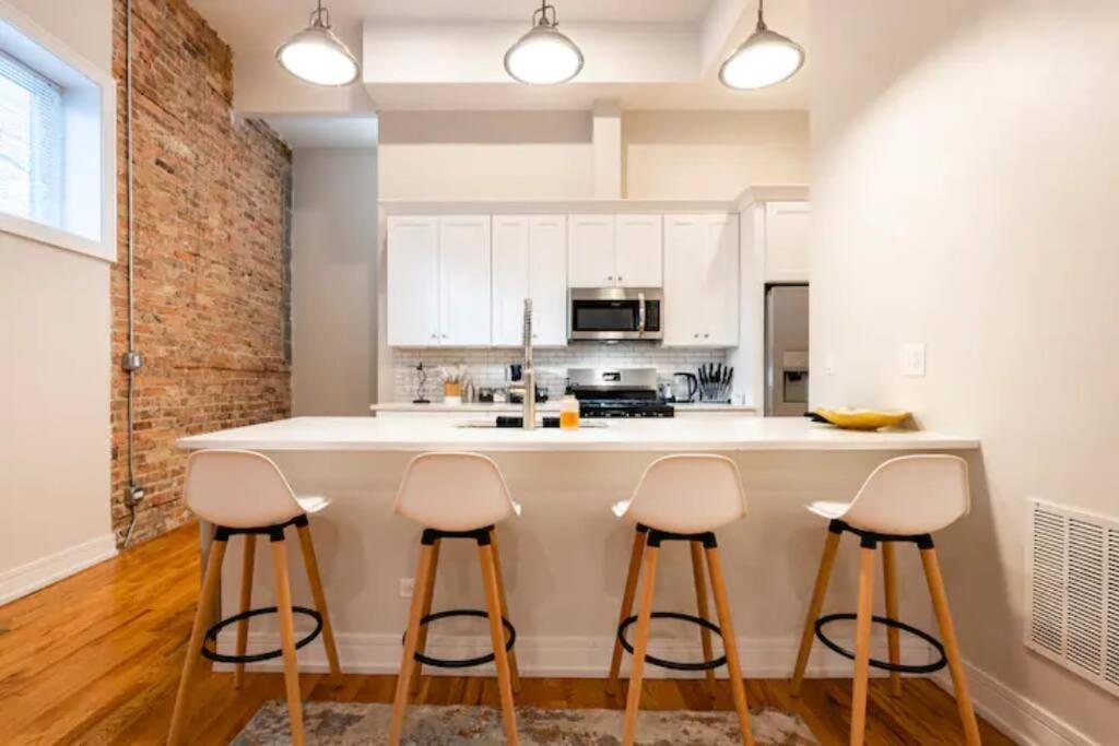 Luxurious Downtown 3 Bed 2 Bth Apartment Chicago Luaran gambar
